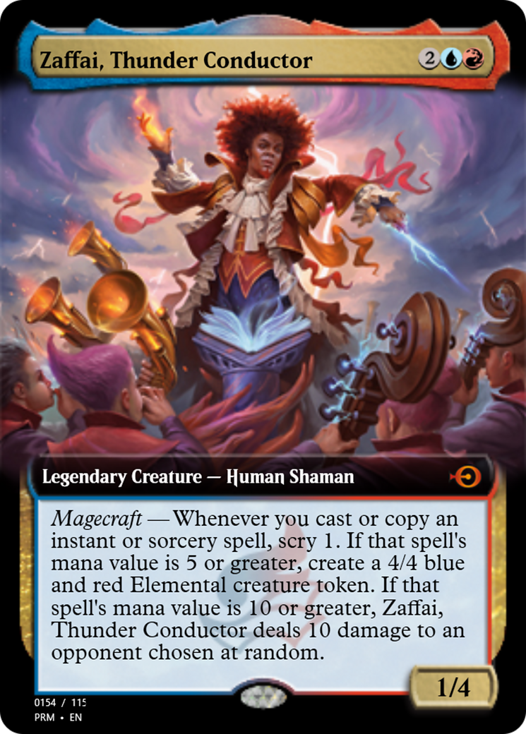 Zaffai, Thunder Conductor (PRM-90280) - Magic Online Promos