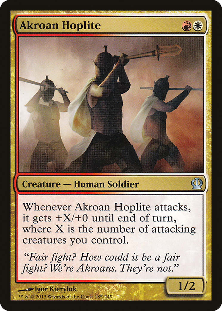 Akroan Hoplite (THS-185) - Theros