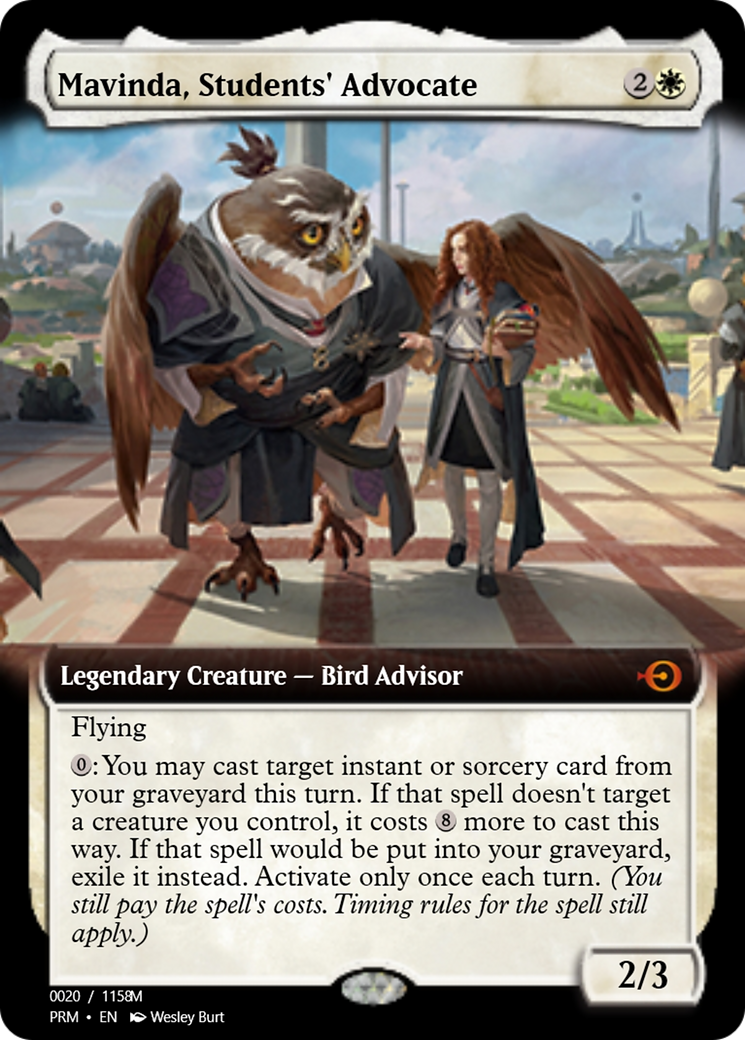 Mavinda, Students' Advocate (PRM-90012) - Magic Online Promos Foil