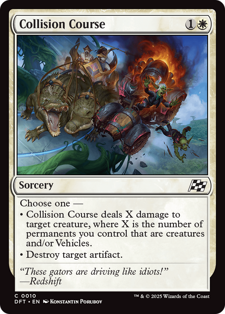 Collision Course (DFT-010) - Aetherdrift Foil