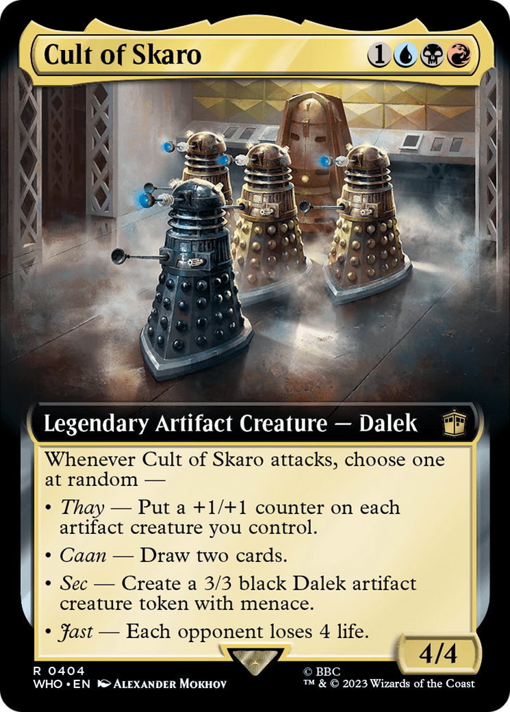 Cult of Skaro (Extended Art) (WHO-404) - Doctor Who: (Extended Art)