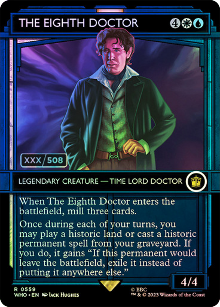The Eighth Doctor (Serial Numbered) (WHO-559Z) - Doctor Who: (Showcase) (Borderless) Foil