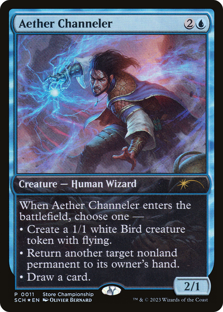 Aether Channeler (GAME-011) - Store Championships Foil