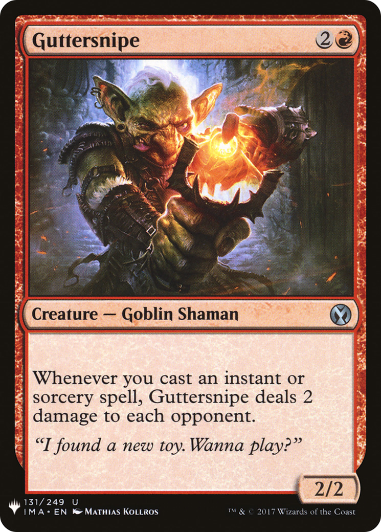 Guttersnipe (IMA) (LIST-131) - The List