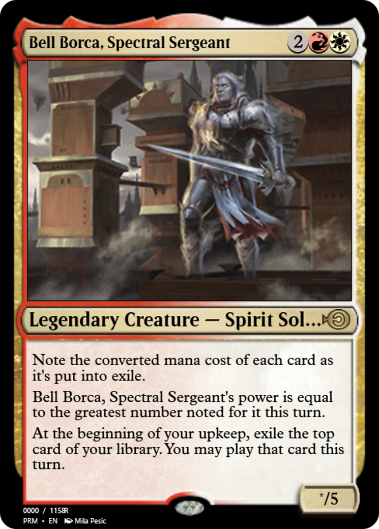 Bell Borca, Spectral Sergeant (PRM-86308) - Magic Online Promos Foil