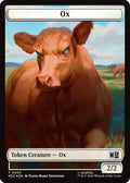 Ox (0023) // Construct (0030) Double-Sided Token (Surge Foil) (MSC-23 // 30) - Commander: Marvel Super Heroes Foil