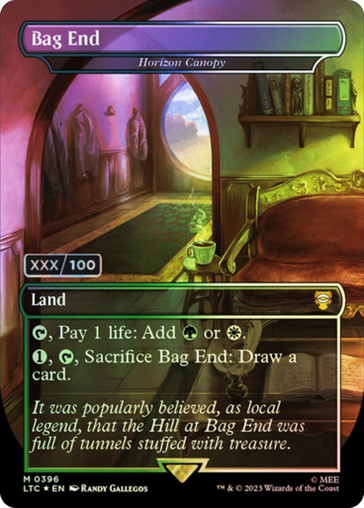 Bag End - Horizon Canopy (Serial Numbered) (LTC-396Z) - Tales of Middle-earth Commander / Bag End (Borderless) Foil