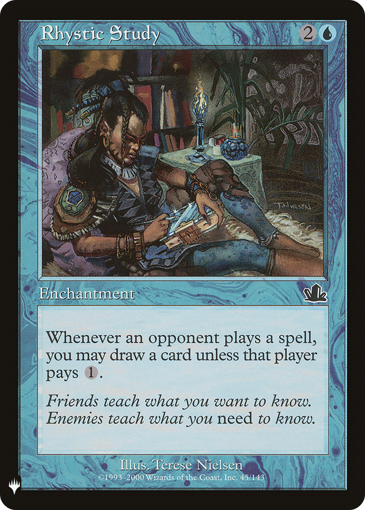 Rhystic Study (LIST-045) - The List