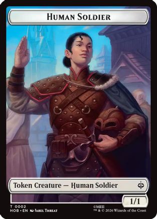 Human Soldier // Treasure (0013) Double-Sided Token (HOB-2 // 13) - The Hobbit Foil