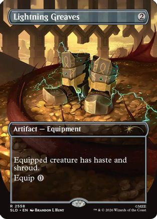 Lightning Greaves (2558) (SLD-2558) - Secret Lair Drop Series Foil