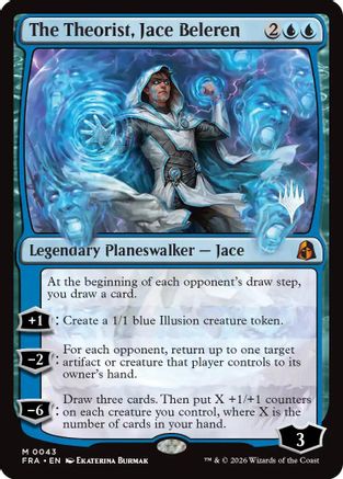 The Theorist, Jace Beleren (PPFRA-043) - Promo Pack: Reality Fracture Foil
