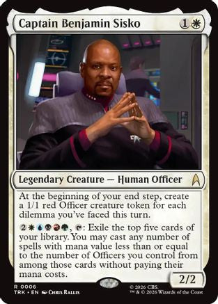 Captain Benjamin Sisko (TRK-006) - Star Trek Foil