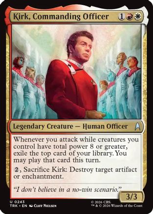 Kirk, Commanding Officer (TRK-243) - Star Trek