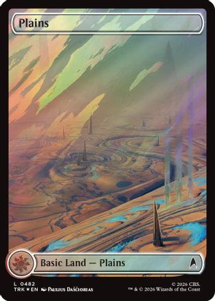 Plains (0482) (Surge Foil) (TRK-482) - Star Trek Foil