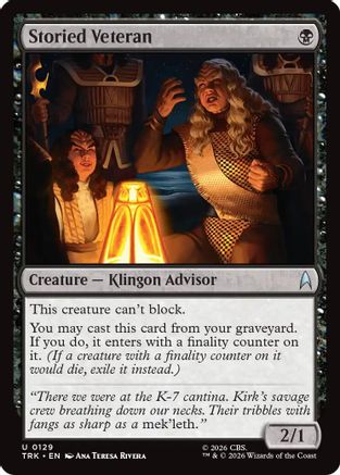 Storied Veteran (TRK-129) - Star Trek Foil