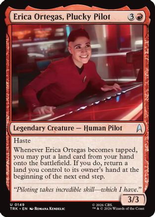 Erica Ortegas, Plucky Pilot (TRK-149) - Star Trek