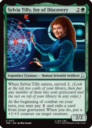 Sylvia Tilly, Joy of Discovery (TRK-217) - Star Trek Foil