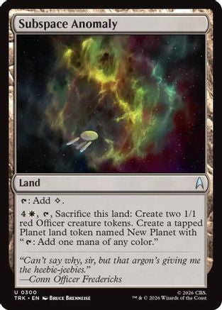 Subspace Anomaly (TRK-300) - Star Trek Foil
