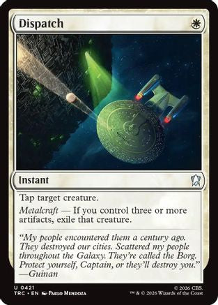 Dispatch (Surge Foil) (TRC-421) - Commander: Star Trek Foil