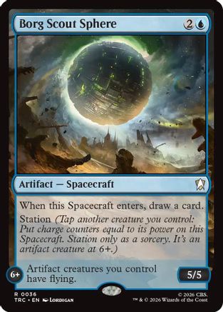 Borg Scout Sphere (TRC-036) - Commander: Star Trek