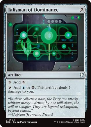 Talisman of Dominance (TRC-505) - Commander: Star Trek