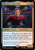 Tom Paris, Risk-Taker (Surge Foil) (TRC-105) - Commander: Star Trek Foil