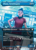 Uhura, Xenolinguist (Borderless) (TRC-182) - Commander: Star Trek Foil