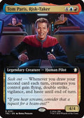 Tom Paris, Risk-Taker (Extended Art) (TRC-331) - Commander: Star Trek