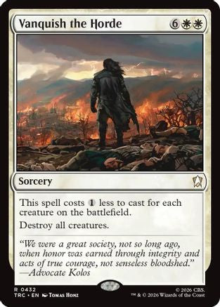 Vanquish the Horde (Surge Foil) (TRC-432) - Commander: Star Trek Foil
