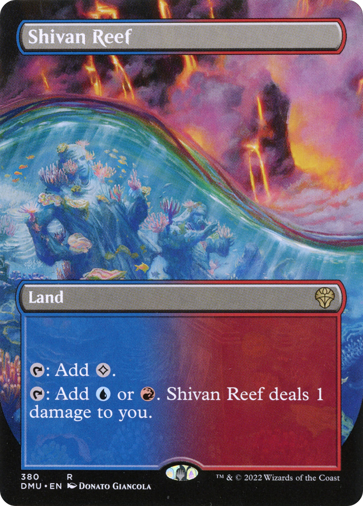Shivan Reef (Borderless) (DMU-380) - Dominaria United (Borderless)