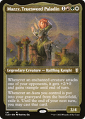 Mazzy, Truesword Paladin (CLB-541) - Commander Legends: Battle for Baldur's Gate Etched Foil