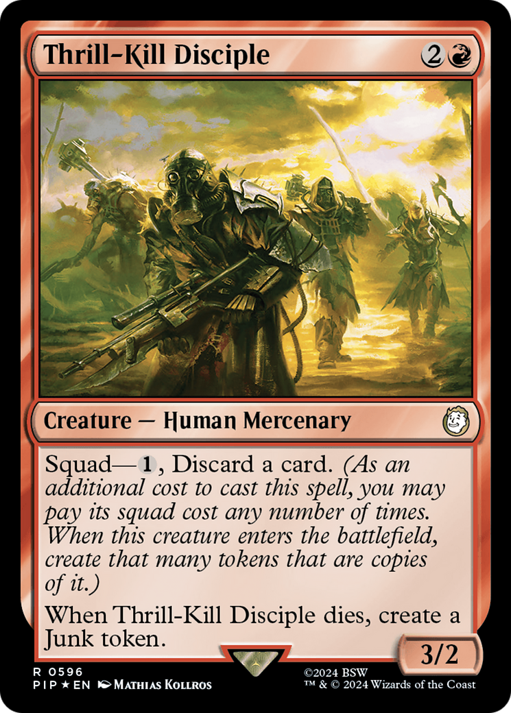 Thrill-Kill Disciple (Surge Foil) (PIP-596) - Fallout Foil