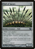 Wall of Spears (8ED-320★) - Eighth Edition Foil