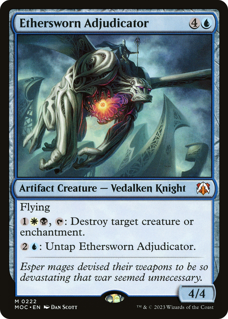 Ethersworn Adjudicator (MOC-222) - March of the Machine Commander