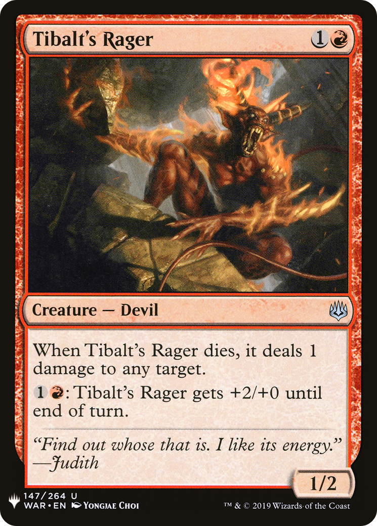 Tibalt's Rager (LIST-147) - The List