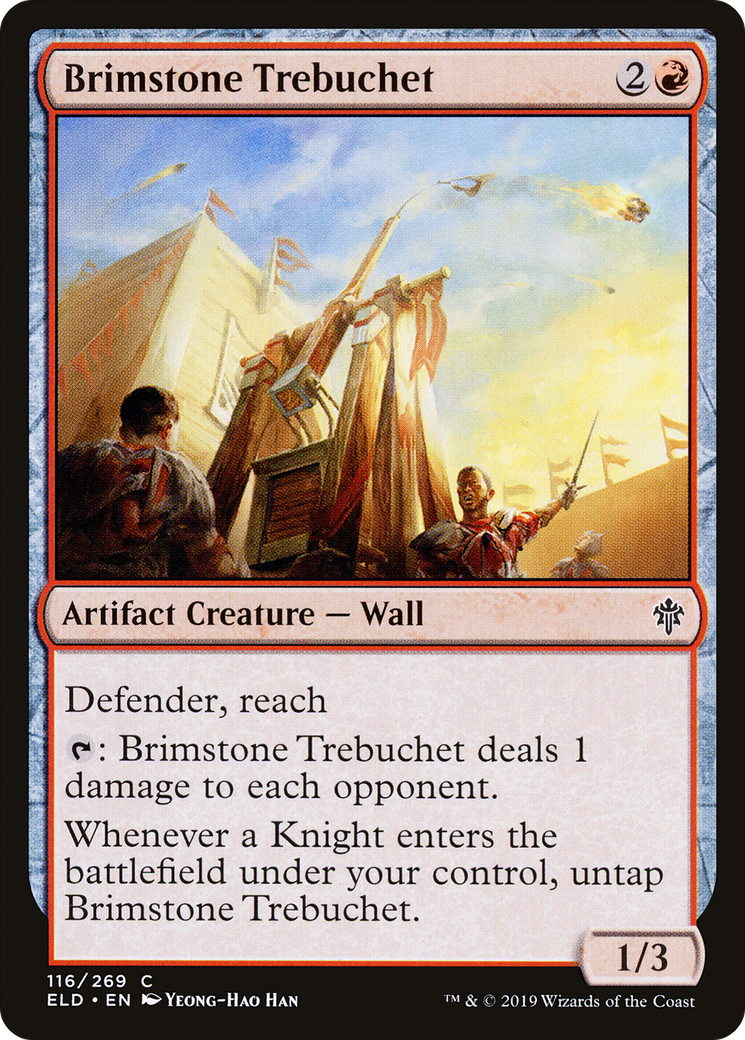 Brimstone Trebuchet (ELD-116) - Throne of Eldraine Foil