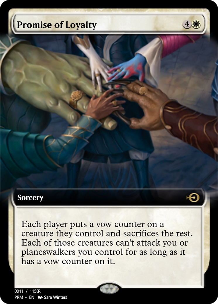 Promise of Loyalty (PRM-89994) - Magic Online Promos Foil