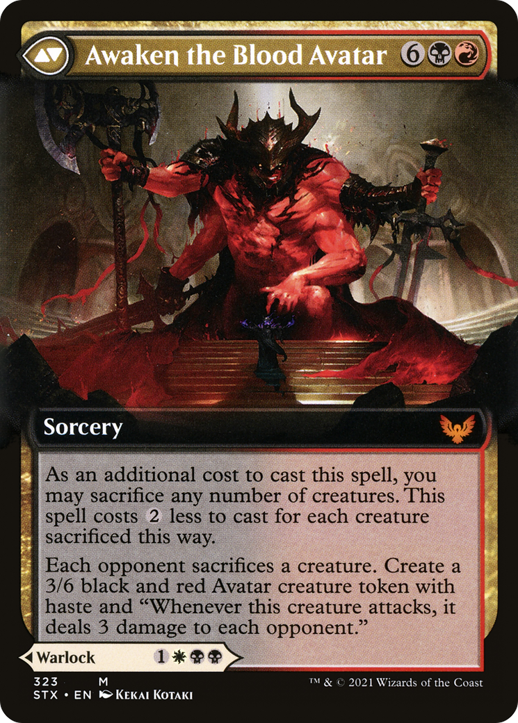 Extus, Oriq Overlord (Extended Art) (STX-323) - Strixhaven: School of Mages: (Extended Art)