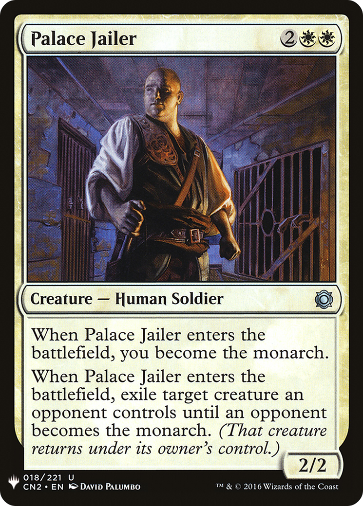 Palace Jailer (LIST-018) - The List