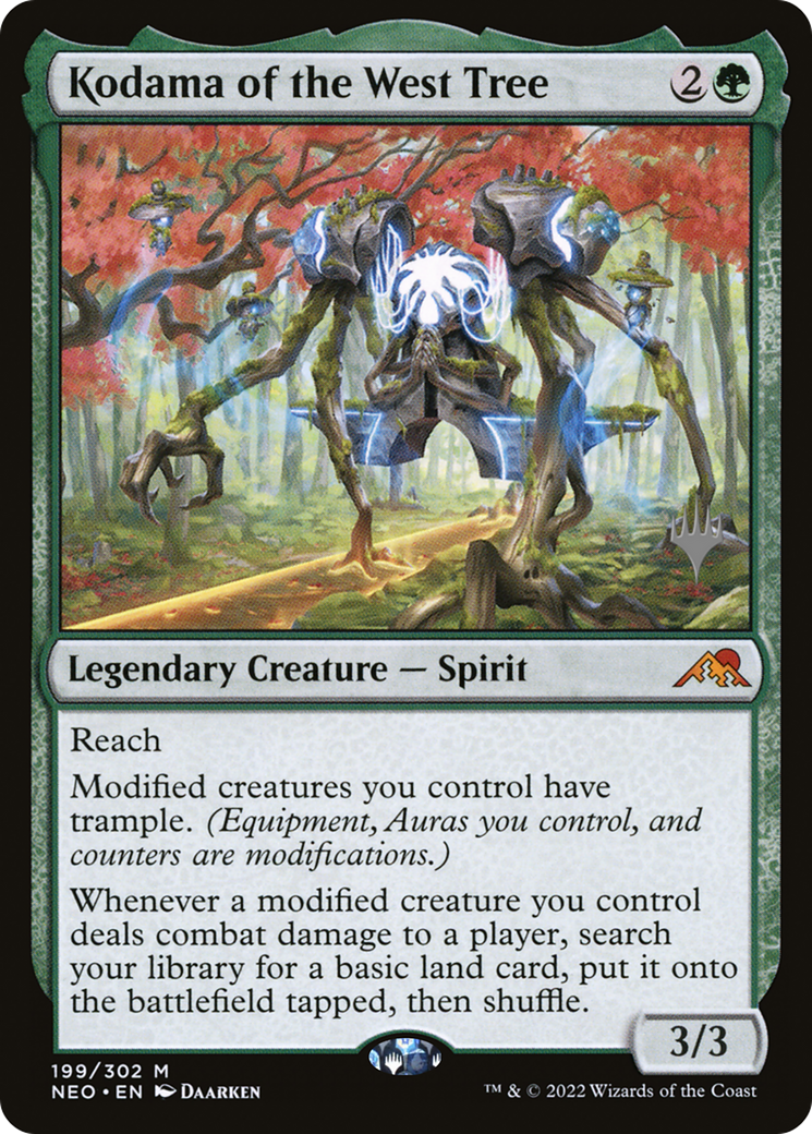 Kodama of the West Tree (PPNEO-199P) - Kamigawa: Neon Dynasty Promos Foil