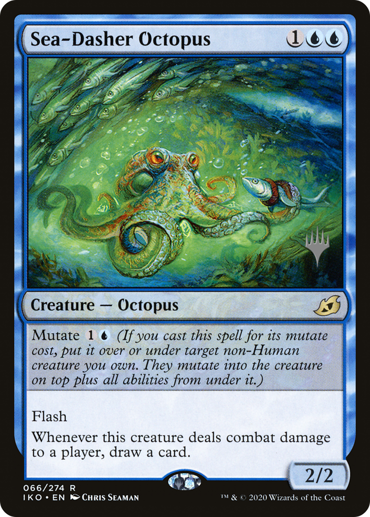 Sea-Dasher Octopus (PPIKO-66P) - Ikoria: Lair of Behemoths Promos Foil