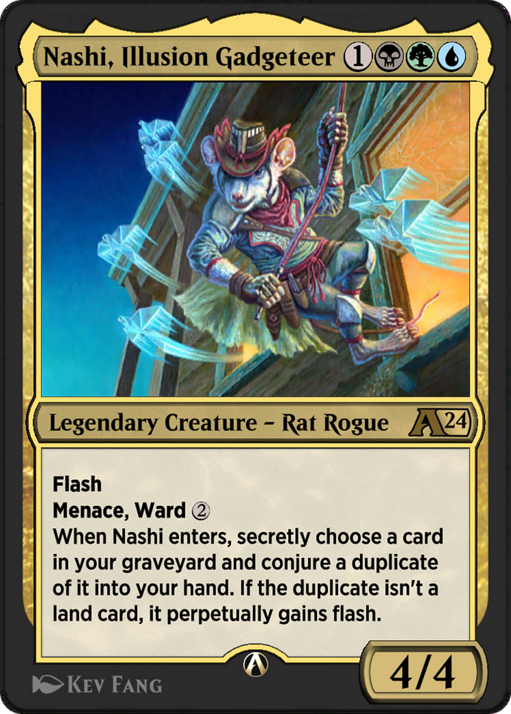 Nashi, Illusion Gadgeteer (YOTJ-024) - Alchemy: Outlaws of Thunder Junction