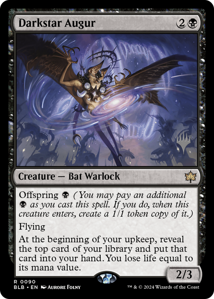 Darkstar Augur (PPBLB-90P) - Bloomburrow Promos