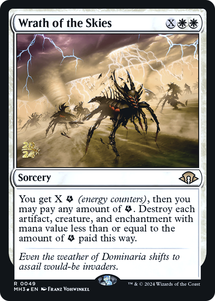 Wrath of the Skies (PRE-49S) - Modern Horizons 3 Promos Foil