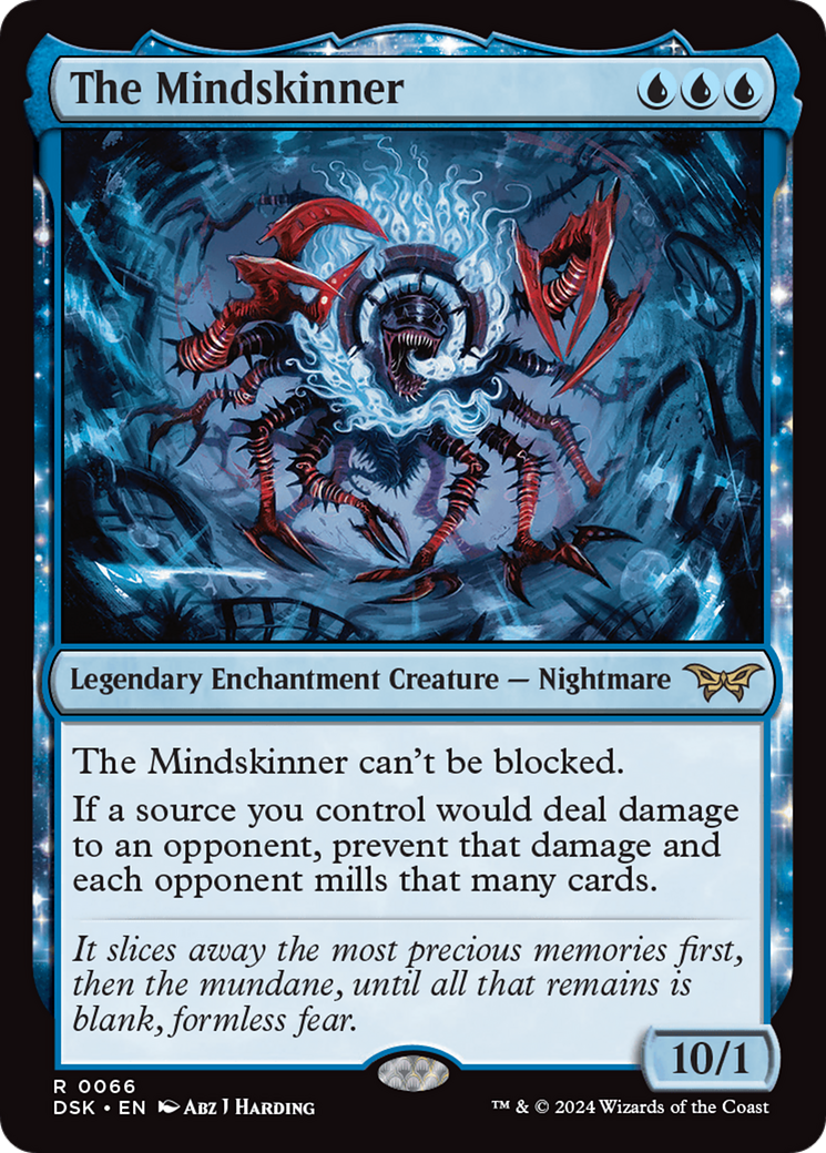 The Mindskinner (DSK-066) - Duskmourn: House of Horror: (enchantment) Foil