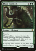 Thorn Mammoth (ELD-323) - Throne of Eldraine