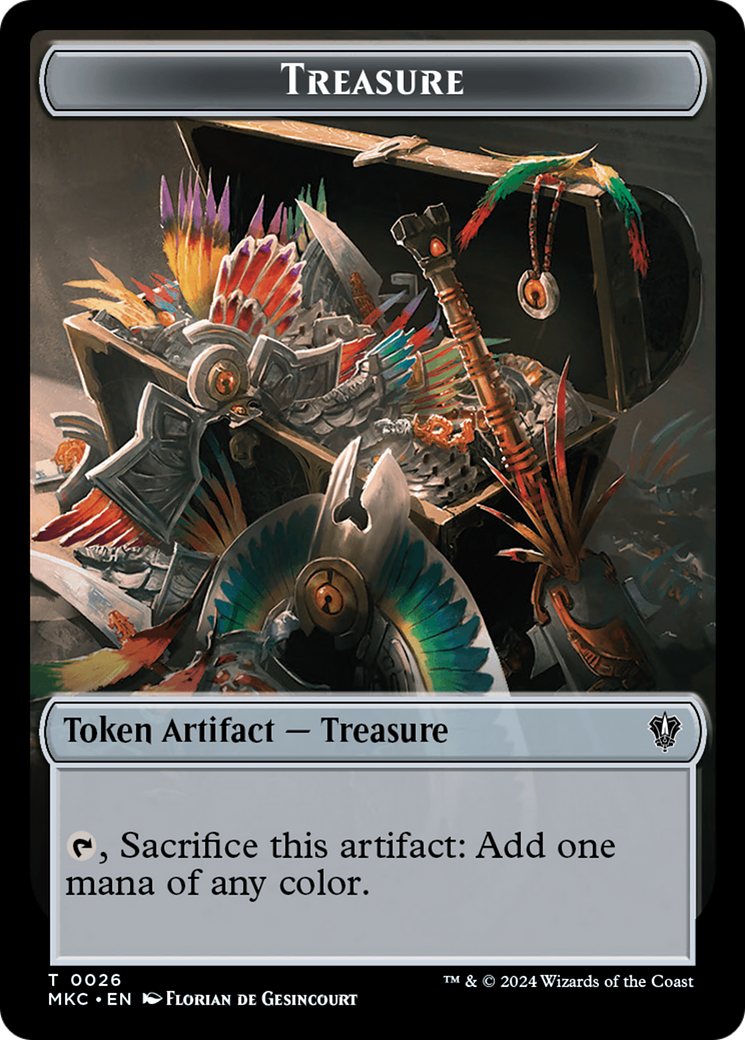 Treasure (TMKC-026) - Murders at Karlov Manor Commander Tokens