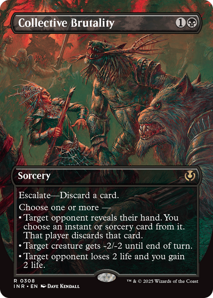 Collective Brutality (INR-308) - Innistrad Remastered (Borderless)