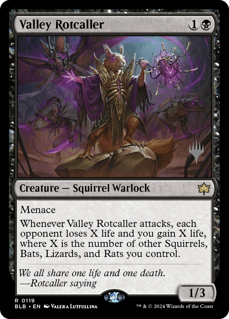Valley Rotcaller (PPBLB-119P) - Bloomburrow Promos Foil