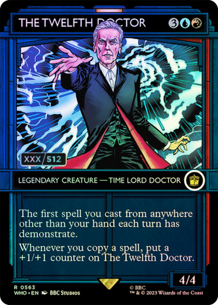 The Twelfth Doctor (Serial Numbered) (WHO-563Z) - Doctor Who: (Showcase) (Borderless) Foil